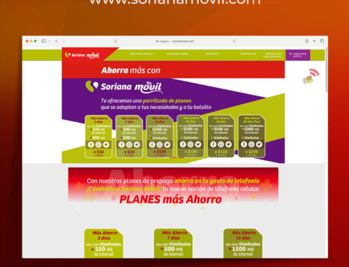 sitio web Soriana Móvil