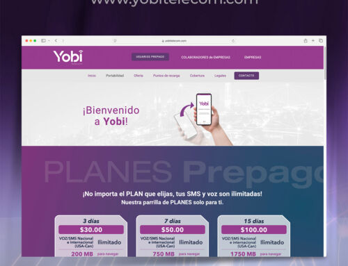 sitio web Yobi Telecom